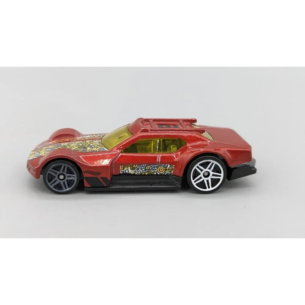 Mattel 2014 Hot Wheels Driftsta Art Cars Series Red Yellow Windows 1/64